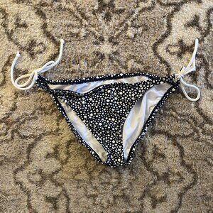 Tommy Hilfiger Navy and White Star Bikini Bottoms (M)